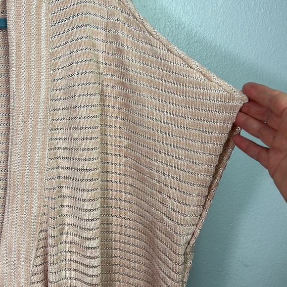 NWT BCBGeneration Rose Smoke Open Front Blanket Knit Sleeveless Cover-Up XS - Picture 9 of 12